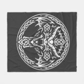 Couverture Polaire Emblème Dragon Celtique par BurnsInHell (Devant (Horizontal))