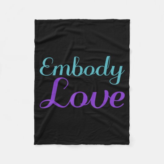 Couverture Polaire Embody Love Prevention Artwork (Devant)