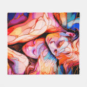 Couverture Polaire Embrace Ethereal Guardian - Imaginaire en verre (Devant (Horizontal))