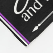 Couverture Polaire Embrassez-toujours moi bonne nuit (Coin)