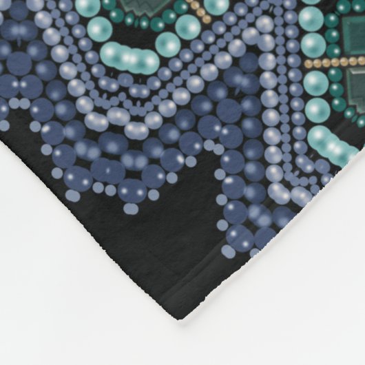 Couverture Polaire Embroidered beads (Coin)