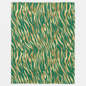 Couverture Polaire Emerald et Gold Safari Series Design 2 (Devant)