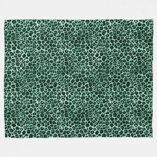 Couverture Polaire Emerald et Gold Safari Series Design 9 (Devant (Horizontal))