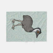 Couverture Polaire Émeu de Birdorable (Devant (Horizontal))