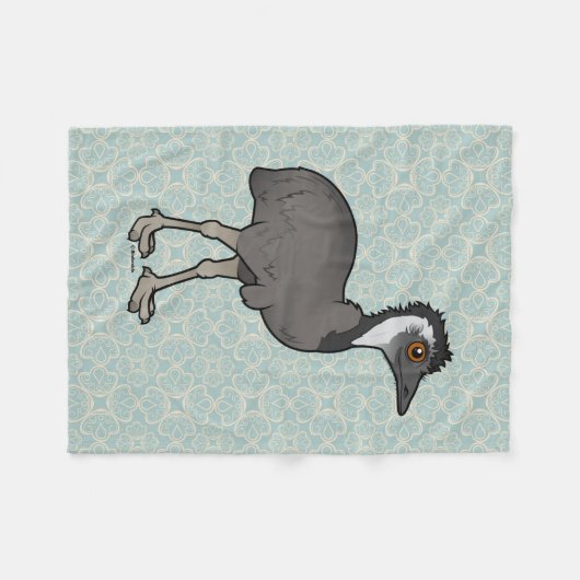 Couverture Polaire Émeu de Birdorable (Devant (Horizontal))