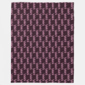Couverture Polaire EMMA, Votre nom Fleece Blanket (Devant)