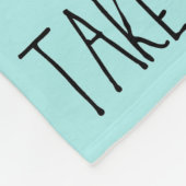 Couverture Polaire "Emmène-Moi À Paris" (Coin)