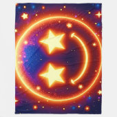 Couverture Polaire Emoji Étincelant (Devant)