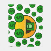 Couverture Polaire Emoji Madness (Devant)