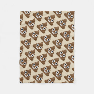 Couverture Polaire Emoji Poo