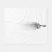 COUVERTURE POLAIRE EMPIRE STATE BUILING SKETCH (Devant (Horizontal))