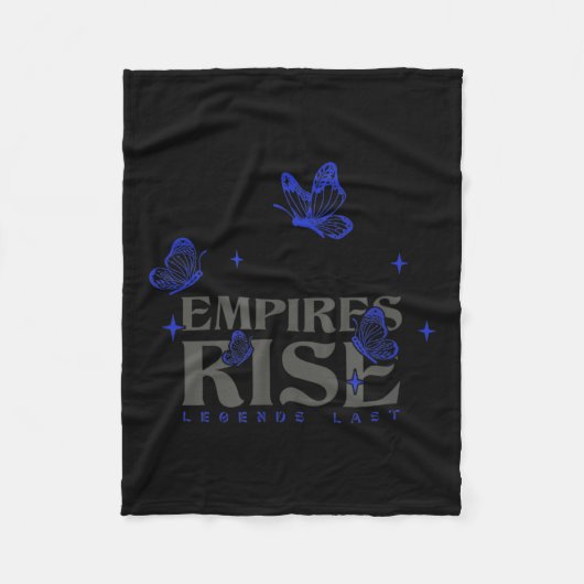 Couverture Polaire Empires Rise Legend Dernier modèle papillon Q (Devant)