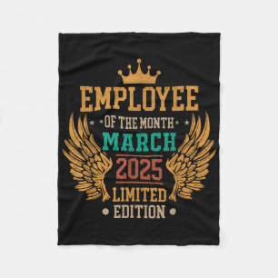 Couverture Polaire Employé Du Mois Mars 2025 Vintage