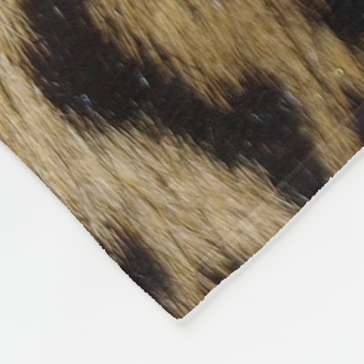 Couverture Polaire Empreinte de léopard (Coin)