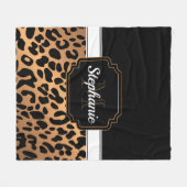 Couverture Polaire Empreinte de léopard (Devant (Horizontal))