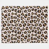 Couverture Polaire Empreinte de léopard Jungle Safari (Devant (Horizontal))