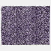 Couverture Polaire Empreinte de léopard pourpre (Devant (Horizontal))