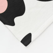 Couverture Polaire Empreinte de léopard rose (Coin)