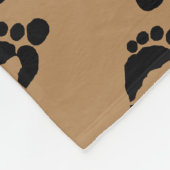 Couverture Polaire Empreinte de pas de Bigfoot (Coin)