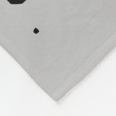 Couverture Polaire Empreinte de patte de chien avec Arrière - plan de (Coin)