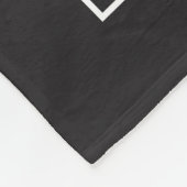 Couverture Polaire empreinte de patte | Multi Photo Animal de compagn (Coin)