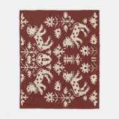 Couverture Polaire Empreinte des lions mouchetés AD 1200s (Devant)