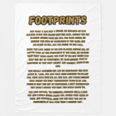 Couverture Polaire Empreintes Dans La Prière Du Sable (Devant)