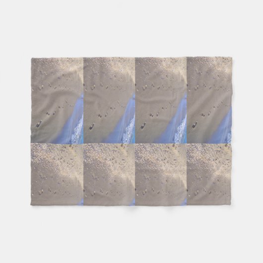 Couverture Polaire Empreintes de pas (Devant (Horizontal))