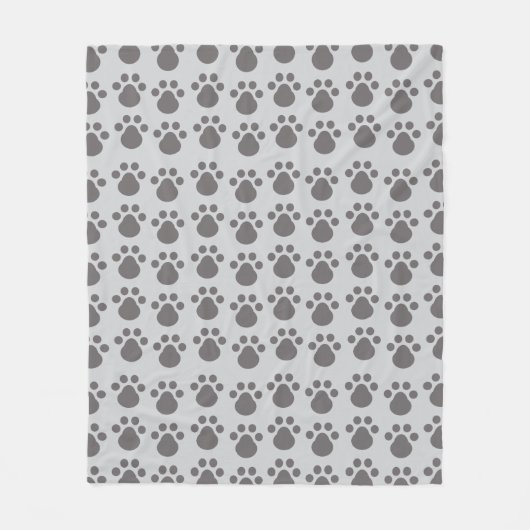 Couverture Polaire Empreintes de pattes (Devant)
