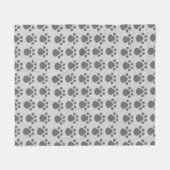 Couverture Polaire Empreintes de pattes (Devant (Horizontal))