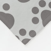 Couverture Polaire Empreintes de pattes (Coin)