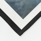 Couverture Polaire Empreintes de pattes dans nos coeurs Collage commé (Coin)