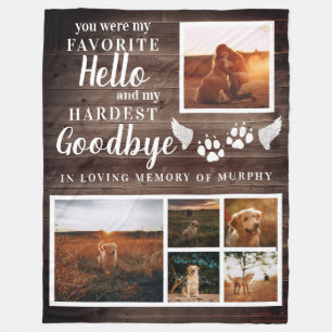 Couverture Polaire Empreintes de pattes Russes - Photo mémoriale pers