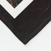 Couverture Polaire Empreintes de pattes rustiques Personnalisé Pet Ph (Coin)