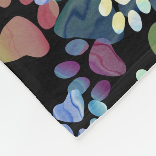 Couverture Polaire Empreintes Partout (Coin)