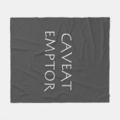 Couverture Polaire Emptor Caveat (Devant (Horizontal))