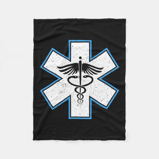 Couverture Polaire Emt Paramedic Star - Caduceus Ems Premier Répondeu (Devant)