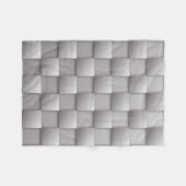 Couverture polaire en argent Checkers (Devant (Horizontal))