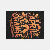 Couverture Polaire En Avril Nous Portons Orange Limb Perte Différence (Devant (Horizontal))