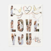 Couverture polaire en flanelle avec collage de pho (Devant)
