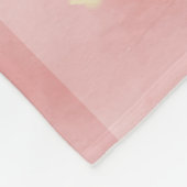 Couverture Polaire En Mémoire d'amour Blush Fleur rouge funérailles (Coin)