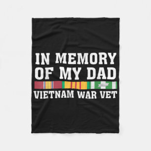 Couverture Polaire En Mémoire De Mon Père Vietnam Vétérinaire Famille