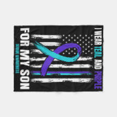 Couverture Polaire En mémoire du fils - Sensibilisation au suicide -  (Devant (Horizontal))