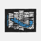 Couverture Polaire En Novembre Nous Portons Bleu T1d T2d Diabète Diab (Devant (Horizontal))