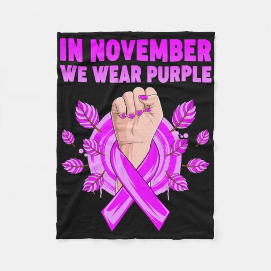 Couverture Polaire En Novembre Nous Portons Violet Heimerheimer Sensi (Devant)