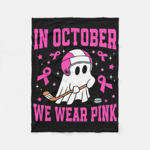 Couverture Polaire En Octobre Nous Portons Le Hockey Fantôme Rose Can