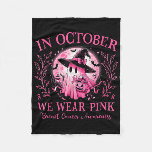 Couverture Polaire En Octobre, Nous Portons Pink Breast Cancer Sensib