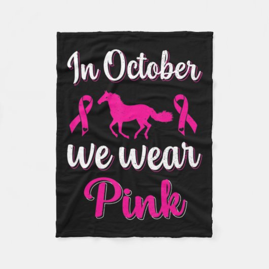 Couverture Polaire En Octobre Nous Portons Une Sensibilisation Au Can (Devant)