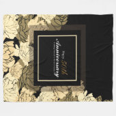 Couverture polaire en or et en rose jaune (Devant (Horizontal))