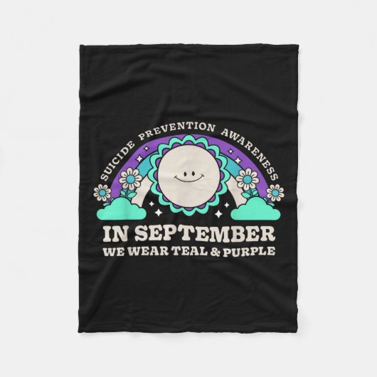 Couverture Polaire En Septembre Nous Portons Turquoise Violet Suicide (Devant)